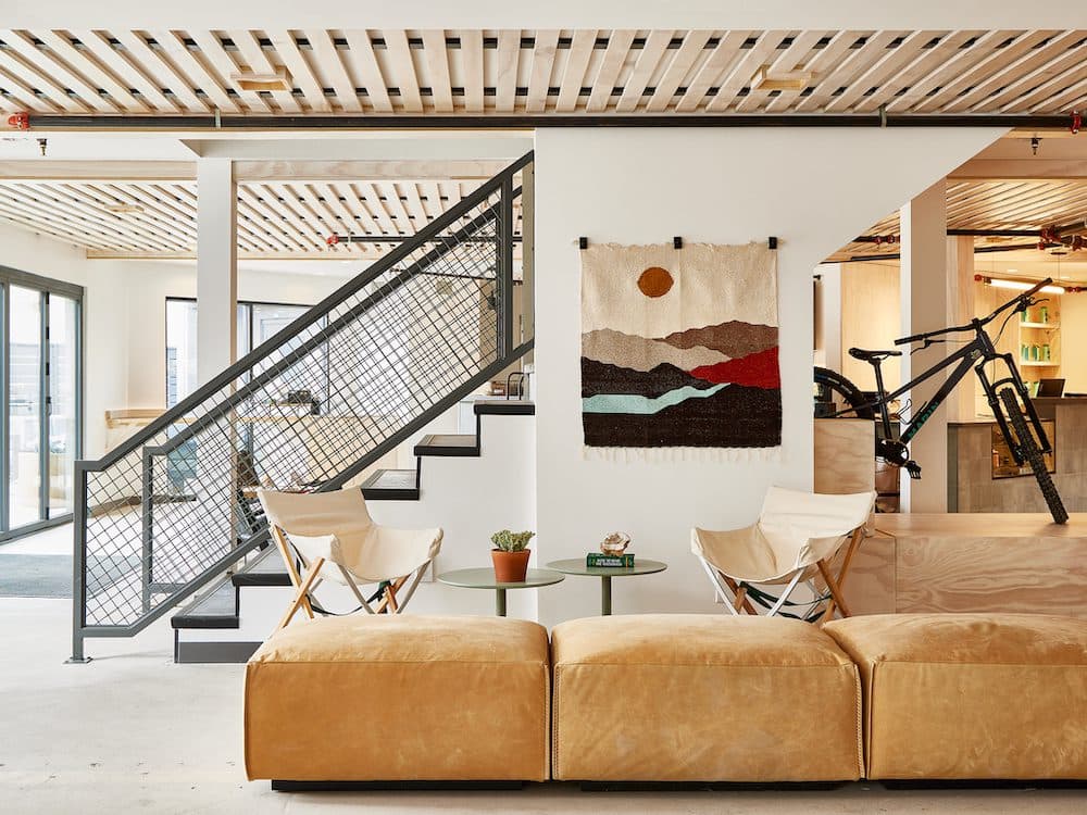 lounging area